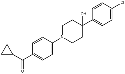 [4-[4-(4-Chlorophenyl)-4-hydroxy-1-piperidinyl]phenyl]cyclopropylmethanone