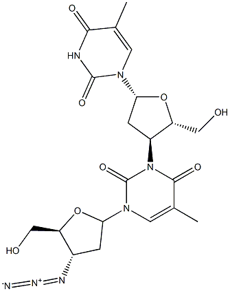 3'-[3-(3-Azido-2,3-dideoxy-β-D-erythro-pentofuranosyl)-3,6-dihydro-5-methyl-2,6-dioxo-1(2H)-pyrimidinyl]-3'-deoxy-thymidine